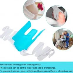 Sock Aid Kit,Sock Helper-Easy on,Easy Off Tools for Seniors, Donner for Elderly, Senior, Pregnant, Diabetics - Pull Up Assistance Help, Pulling Assist Device,Socks Helper