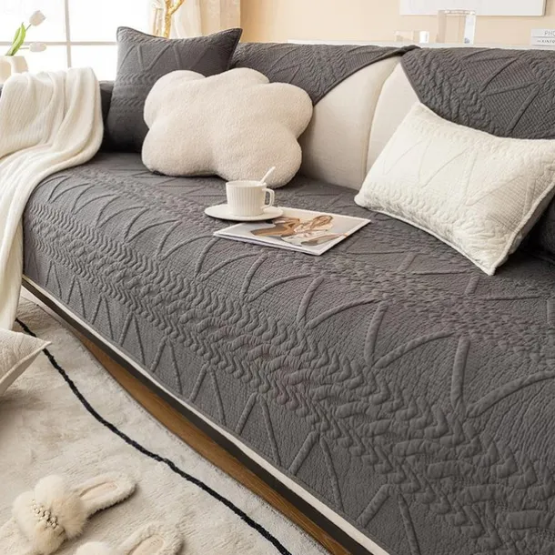 Sofa Cover Nordic Anti-Cat Scratch Sofa Cover Ins Wind Cover Towel Full Cover Nordic Cover Four Seasons Universal(Sold By 1 Pcs,Not A Set)