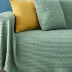 Sofa Cover Sofa Blanket Solid Color Couch Cover Couch Protector Sofa Throw Cover Washable for Armchair/Loveseat/3 Seater/4 Seater/L Shape Sofa Contemporary Embossed Polyester / Cotton Blend Slipcovers