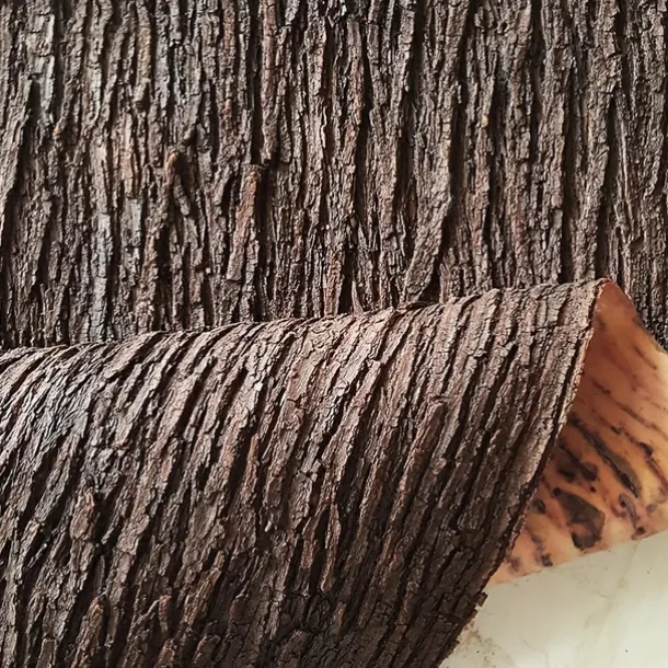 Soft Rubber Faux Tree Bark Roll Versatile, Cut-to-Size for DIY Home Decor, Wall & Column Covering - Available in Multiple Sizes