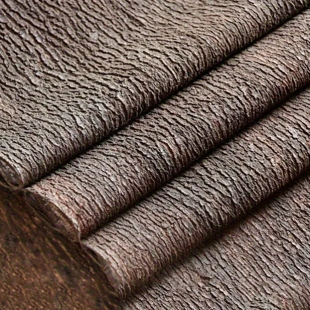 Soft Rubber Faux Tree Bark Roll Versatile, Cut-to-Size for DIY Home Decor, Wall & Column Covering - Available in Multiple Sizes