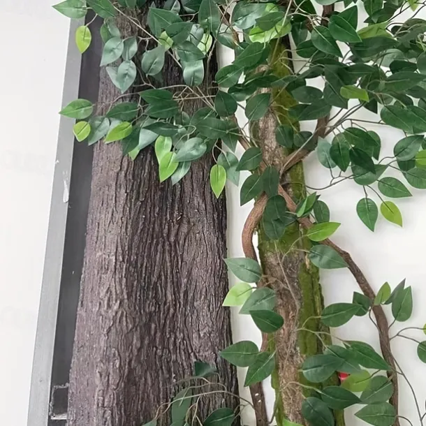 Soft Rubber Faux Tree Bark Roll Versatile, Cut-to-Size for DIY Home Decor, Wall & Column Covering - Available in Multiple Sizes