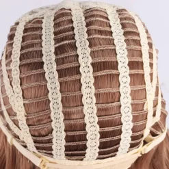 Soft Wavy Medium Wigs Natural Looking Synthetic Wigs for Ladies Daily Cosplay Hair Wig