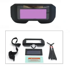 Solar Auto Darkening Welding Goggles Welder Glasses Safety Protective Welder Mask Helmet With Adjustable Shade Eyes Goggles Mask Anti-Flog Goggles