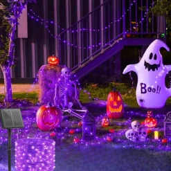 Solar Copper Wire Light Park Lawn Party Outdoor Lighting Christmas String Room Layout Decorative String Light