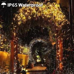 Solar Copper Wire Light Park Lawn Party Outdoor Lighting Christmas String Room Layout Decorative String Light