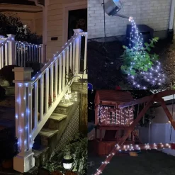 Solar Copper Wire Lights Led Fairy Lights String Outdoor Waterproof Ground Plug Decorative Lights Christmas Lights