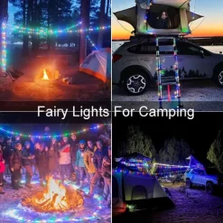 Solar Copper Wire Lights Led Fairy Lights String Outdoor Waterproof Ground Plug Decorative Lights Christmas Lights