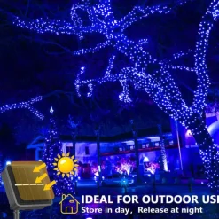 Solar Copper Wire Lights Led Fairy Lights String Outdoor Waterproof Ground Plug Decorative Lights Christmas Lights