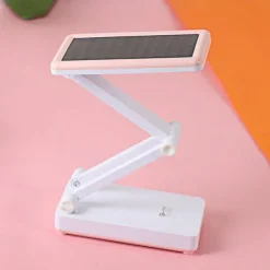 Solar Dimmable Touch Foldable Table Lamp Desk Lamp Eye Protection Table Lamp Portable Solar Rechargeable Table Lamp Solar Usb Charging