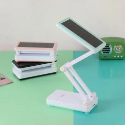 Solar Dimmable Touch Foldable Table Lamp Desk Lamp Eye Protection Table Lamp Portable Solar Rechargeable Table Lamp Solar Usb Charging
