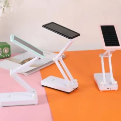 Solar Dimmable Touch Foldable Table Lamp Desk Lamp Eye Protection Table Lamp Portable Solar Rechargeable Table Lamp Solar Usb Charging