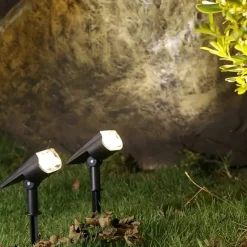 Solar Dual-use Tree Light Outdoor Super Bright Waterproof Spotlight Landscape Yard Garden Villa Decorative Lighting Lawn Lamp 2Leds 7Leds