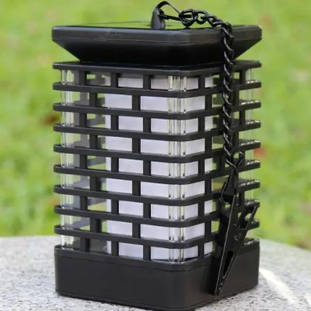 Solar Flame Lantern - Outdoor Waterproof LED Pathway Garden Light, 99 LEDs Dancing Flickering Flame, USB Charging for Courtyard, Balcony and Landscape Decoration for Halloween