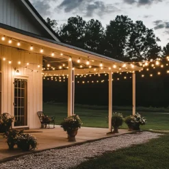 Solar Globe String Lights Outdoor 10M 50LEDs Crystal Ball Wedding Patio Lights, 8 Modes Waterproof for Garden, Lawn, Party, Wedding and Courtyard Decorations