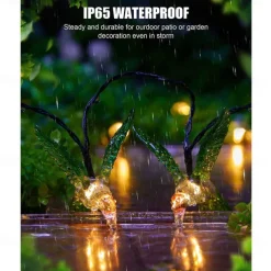 Solar Hummingbird String Lights 5m 20LEDs Outdoor Waterproof Fairy Lights Christmas Garden Wedding Party Garden Tree Balcony Landscape Decoration
