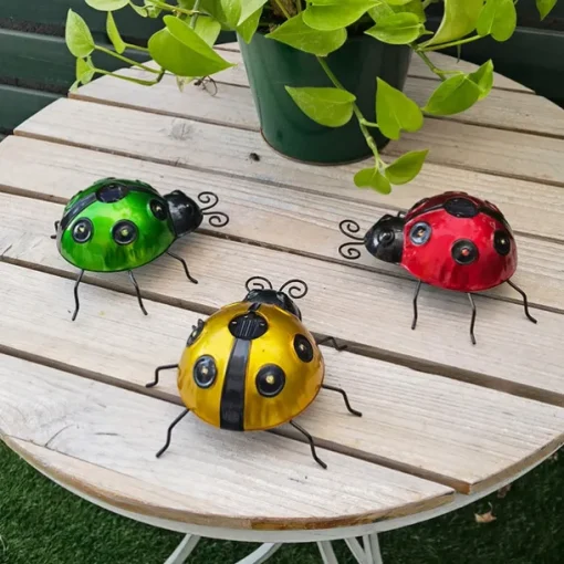 Solar Ladybug Light Outdoor Garden Light Yard Lawn Aisle Courtyard Landscape Decoration
