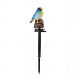 Solar LED Bird light Sparrow Light Animal Solar Garden Light Waterproof LED Outdoor Solar Light Lawn Light Garden Decoration 1PC