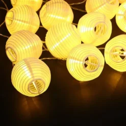 Solar LED Lantern String Lights – Waterproof Outdoor String Fairy Lights 1.5M to 3M, Christmas Window Decoration Warm White Bulbs for Outdoor Garden, Party, and Patio Decor