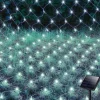 Solar LED Net Lights 8 Modes 200 LEDs 9.8ft x 6.6ft Tree Wrap Mesh Fairy Twinkle Lights for Outdoor Patio Lawn Garden Porch Bushes Camping Window Christmas