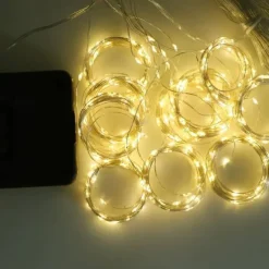 Solar LED String light Outdoor Fairy Lights Garland for Window Christmas Light Decoration 3x3M for Patio Garden Curtain Rooftop Lamp