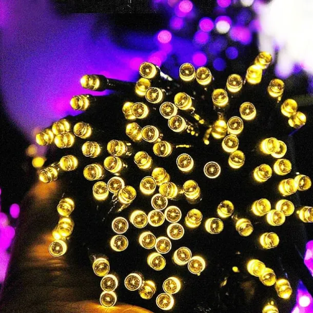 Solar LED String Light Outdoor String Lights 22M 200LED 8 Function Fairy Lights Outdoor Waterproof Garden Lawn Courtyard Christmas Decoration Light