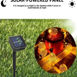 Solar Lights Outdoor LED Pineapple Shaped String Lights 7M 30LED Fairy Lights for Patio Home Wedding Party Bedroom Birthday Hawaiian Tropical Tiki Decoration (Warm White)