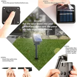 Solar Mushroom Lights Holiday Garland String Lights 7M-50LEDs 6.5M-30LEDs Outdoor Waterproof Mushroom Fairy lights Christmas Party Wedding Garden Lawn Decoration