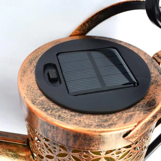 Solar Outdoor Lights LED Garden Patio Lamp Waterproof Watering Can Kettle LED Fairy Light Lawn Lamp Garden Decor Landscape Yard Lawn Fence Lighting