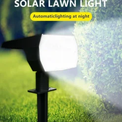 Solar Outdoor Spot Lights, 48/56 LEDs Waterproof Dusk-to-Dawn Outdoor lights for Garden, PatioYard Solar Spotlight 2-in-1 Landscape Spotlights Auto On/Off for Driveway Walkway Patio 1/2/4pcs