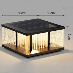 Solar Path Lights Outdoor Bright Solar Lights Outdoor Waterproof LED Solar Garden Lights Metal Landscape Lighting