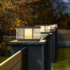 Solar Path Lights Outdoor Bright Solar Lights Outdoor Waterproof LED Solar Garden Lights Metal Landscape Lighting