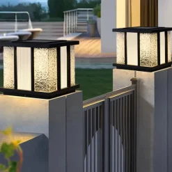 Solar Path Lights Outdoor Bright Solar Lights Outdoor Waterproof LED Solar Garden Lights Metal Landscape Lighting