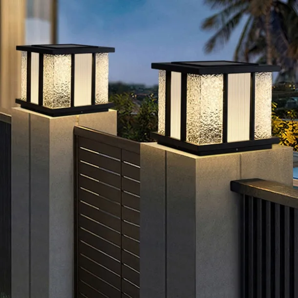 Solar Path Lights Outdoor Bright Solar Lights Outdoor Waterproof LED Solar Garden Lights Metal Landscape Lighting