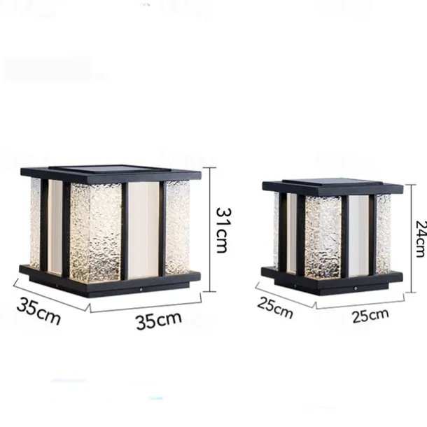 Solar Path Lights Outdoor Bright Solar Lights Outdoor Waterproof LED Solar Garden Lights Metal Landscape Lighting