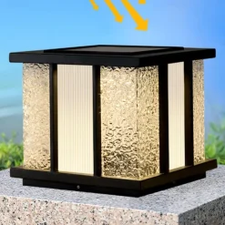 Solar Path Lights Outdoor Bright Solar Lights Outdoor Waterproof LED Solar Garden Lights Metal Landscape Lighting