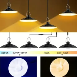 Solar Pendant Light Outdoor IP65 Waterproof 2 Head Indoor Solar Lamp with Cable Remote Controller for Courtyard Garden Indoor Lawn Landscape