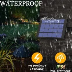 Solar Pendant Light Outdoor Waterproof LED Lamp Chandelier Decorations with for Indoor Shed Barn Room