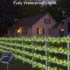 Solar Rose Flower String Lights 2m 20LEDs Garden Waterproof Valentine's Day String Lights for Home Bedroom Party Holiday Wedding Christmas Garden Valentine's Day Decoration