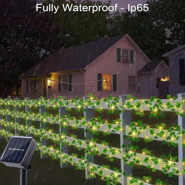 Solar Rose Flower String Lights 2m 20LEDs Garden Waterproof Valentine's Day String Lights for Home Bedroom Party Holiday Wedding Christmas Garden Valentine's Day Decoration