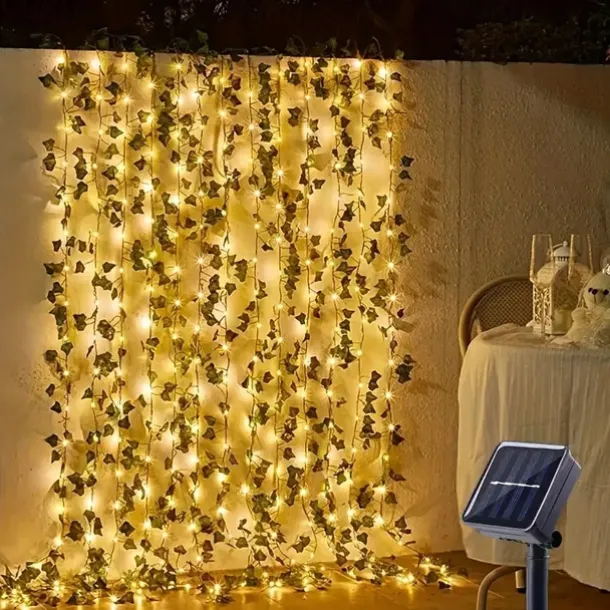 Solar Rose Flower String Lights 2m 20LEDs Garden Waterproof Valentine's Day String Lights for Home Bedroom Party Holiday Wedding Christmas Garden Valentine's Day Decoration