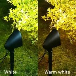 Solar Spotlight Outdoor Garden Landscape Light IP65 Waterproof Lawn Lights Courtyard Park Pathway Lighting