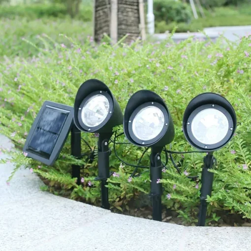 Solar Spotlight Outdoor Garden Landscape Light IP65 Waterproof Lawn Lights Courtyard Park Pathway Lighting