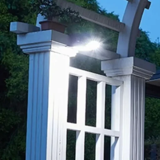 Solar Street Lights Led Wall Light Night Lights Night Lighting White/Warm Light Motion Sensors Human Body Sensing Automatic Start Stop Easy To Install Suitable For Fences Gardens Courtyards Garages