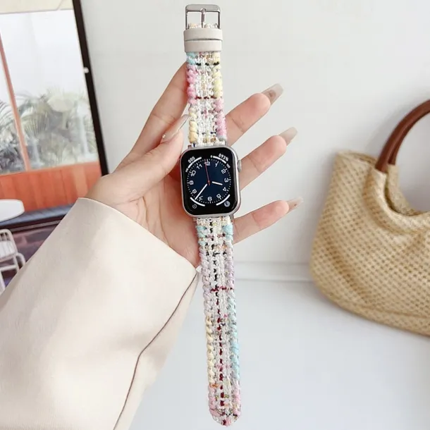 Solo Loop Compatible with Apple Watch band 38mm 40mm 41mm 42mm 44mm 45mm 49mm Adjustable Fabric Strap Replacement Wristband for iwatch Ultra 2 Series 9 8 7 SE 6 5 4 3 2 1