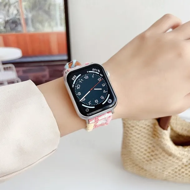 Solo Loop Compatible with Apple Watch band 38mm 40mm 41mm 42mm 44mm 45mm 49mm Adjustable Fabric Strap Replacement Wristband for iwatch Ultra 2 Series 9 8 7 SE 6 5 4 3 2 1