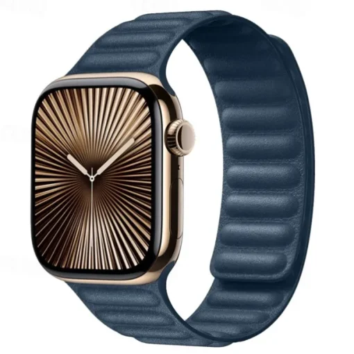 Solo Loop Compatible with Apple Watch band 38mm 40mm 41mm 42mm 44mm 45mm 49mm Magnetic Clasp Adjustable Silicone Strap Replacement Wristband for iwatch Ultra 2 Series 9 8 7 SE 6 5 4 3 2 1