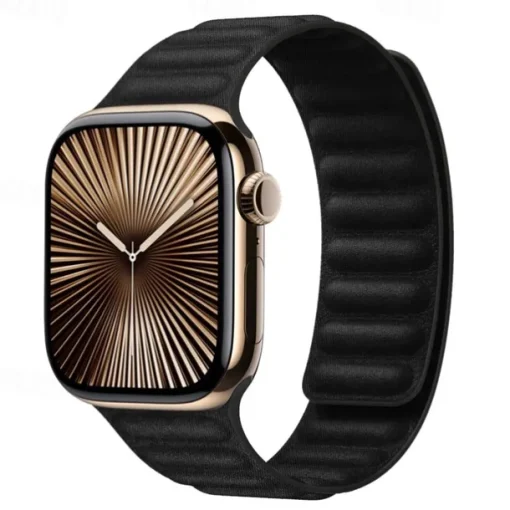 Solo Loop Compatible with Apple Watch band 38mm 40mm 41mm 42mm 44mm 45mm 49mm Magnetic Clasp Adjustable Silicone Strap Replacement Wristband for iwatch Ultra 2 Series 9 8 7 SE 6 5 4 3 2 1