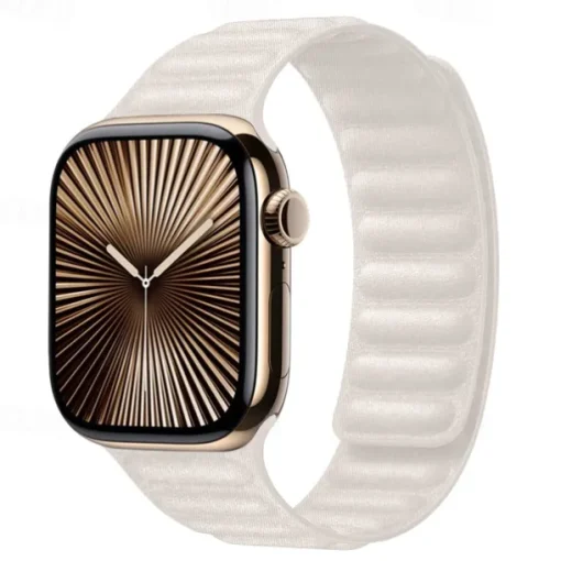 Solo Loop Compatible with Apple Watch band 38mm 40mm 41mm 42mm 44mm 45mm 49mm Magnetic Clasp Adjustable Silicone Strap Replacement Wristband for iwatch Ultra 2 Series 9 8 7 SE 6 5 4 3 2 1