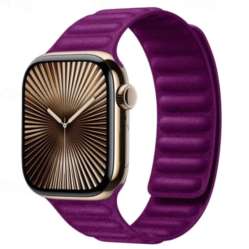 Solo Loop Compatible with Apple Watch band 38mm 40mm 41mm 42mm 44mm 45mm 49mm Magnetic Clasp Adjustable Silicone Strap Replacement Wristband for iwatch Ultra 2 Series 9 8 7 SE 6 5 4 3 2 1